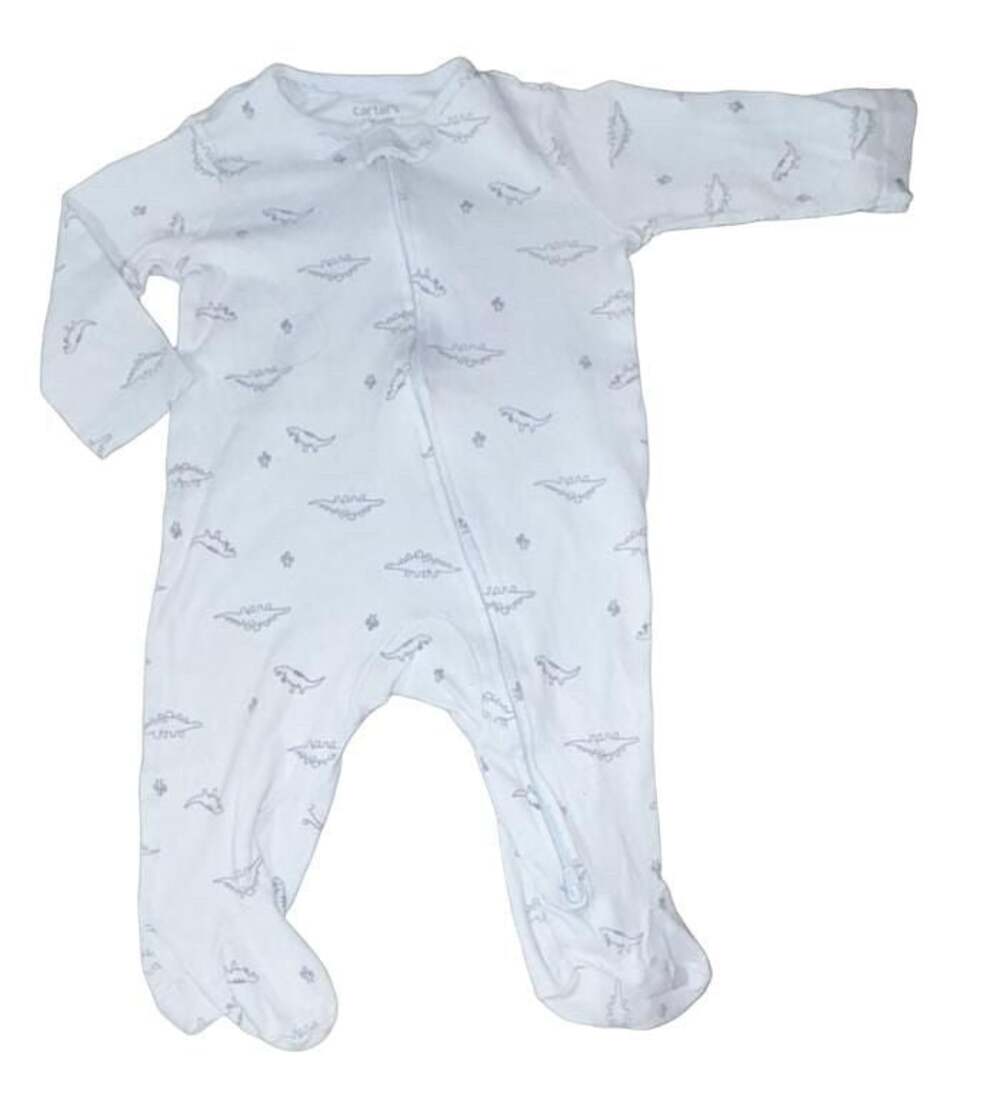 Carter's Baby Boy Sleep N Play Light Blue Dinosaur Print 3-6 M